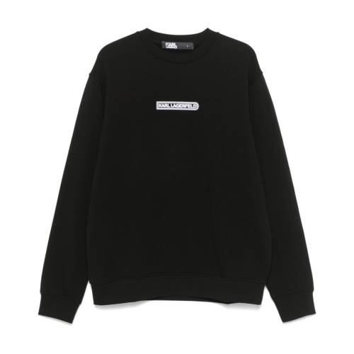 Karl Lagerfeld Rubberised-Logo Sweatshirt